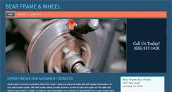 Desktop Screenshot of bearframeandwheel.com